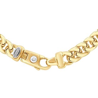Pompeii3 Mens Cuban 14k Gold (103gram) or Platinum (193gram) 8mm Link Chain Necklace 24