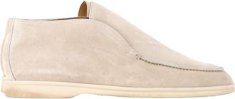 Loro Piana Pre-owned Mens Open Walk Ankle Boots in Beige Suede - Size EU 43.5