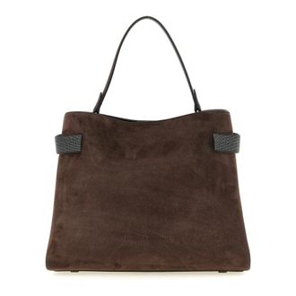 Brunello Cucinelli Essence Large Handbag - female - Brunello Cucinelli - Handbags - Brown - ONE SIZE - Bags