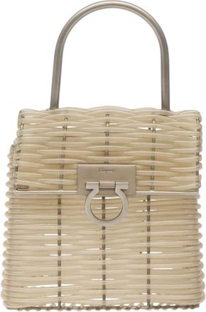 Ferragamo Gancini Transparent Vinyl Handbag (Pre-Owned)