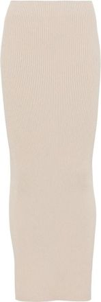 Max Mara Maxi Rok - Dames - Maxi Rokken - Beige - M - Rokken