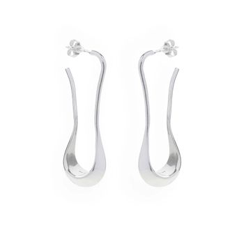Christophe Lemaire Korte Oorhangers - Dames - Oorbellen - Grijs - ONE Size - Accessoires