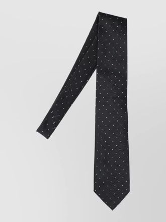 Tom Ford tie standard width pointed tip polka dots