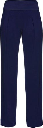 Manila Grace Elsa Broek - Dames - Straight fit broeken - Blauw - 2XS - Broeken