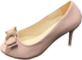 Generic Womens Mary Jane Shoes for Women Summer Fashion Outdoor Wear Fish Mouth Single Shoes Women High Heels Stiletto Sexy Work Shoes Womans Shoes Size 5 Hee