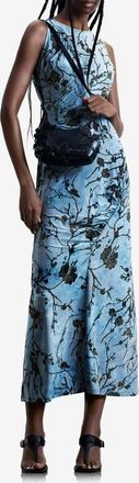 Desigual Floral Print Sleeveless Dress in Blue at Nordstrom, Size X-Large