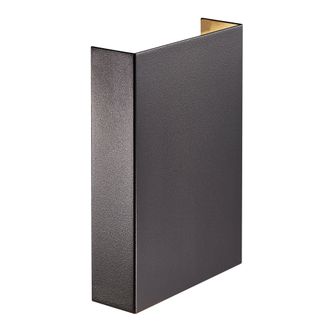 Nordlux Modern Outdoor Wall Light Black Aluminium Intergrated LED Coastal/Marine Safe - Mains Powered, IP54