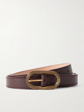 Loro Piana Cintura In Pelle - Bordeaux