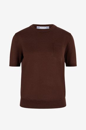 Jacob Cohen Kurz&auml;rmeliger Pullover aus Schurwolle