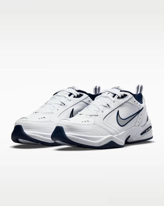 Nike Air Monarch IV 416355-102 Sneaker Mens White Leather Workout Shoes ZOGG3013