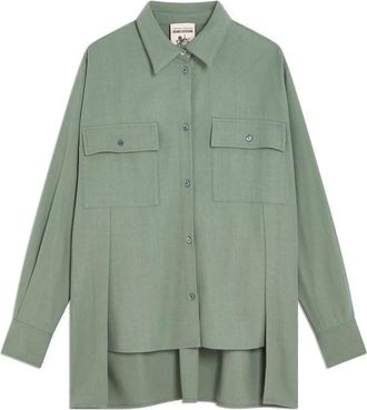 Semicouture Donna, Camicette, Verde, S, new