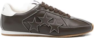 Amiri Pacific Flat leather sneakers - Brown
