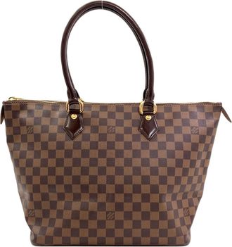 Louis Vuitton Damier Damier Canvas Ebene Damier Canvas Tote Bag (Pre-Owned)