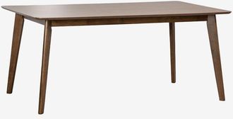 Sklum Mesa De Comedor Rectangular En Mdf Y Madera De Caucho Kerhen Sklum