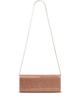 Jimmy Choo London Sweetie clutch bag - women - Lyocell/Silk/Polyester/Lambskin/Brass - One Size - Pink