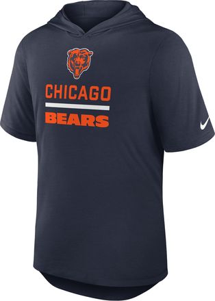 Nike Chicago Bears Nike Mens Dri-FIT NFL Hooded T-Shirt in Blue | 03NB41L7Q-D0B