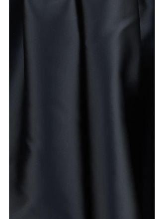 Calvin Klein Womens Skirt Yael Silk-Blend Black Polyester