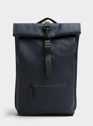 Rains Mens Rucksack roll-up backpack