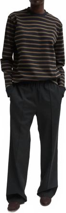 Tibi Tropical Wool Scottie Jogger In Black