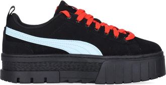 Puma Dua Lipa Dames Lage Schoen Zwart/blauw - Dames - Sneakers - Zwart - 37 EU - Leer - Schoenen