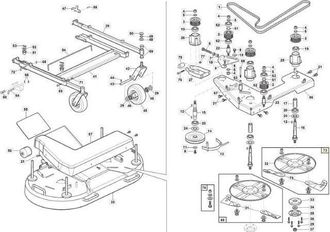 STIGA Sports Disco Porta Cuchillas Izquierdo Premontado - Original Stiga Gtr - 118830482/0