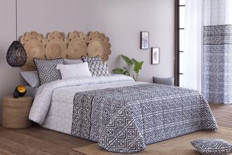 Confecciones Paula Colcha Bouti acolchada relleno 100 gr cama 105 azul