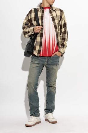 Diesel T-shirt T-BOXT-AA1, Mens, Red