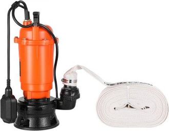 OEM 1500 W Bomba De Sumidero Sumergible, Bomba De Sumidero De Hierro Fundido De 21000 L/h Con Interruptor De Flotador Autom&aacute;tico, Altura De Descarga De 18