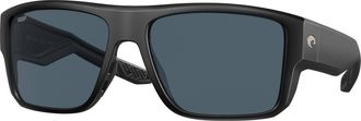 Costa Mens Taxman Sunglasses In Matte Black Gray 580P