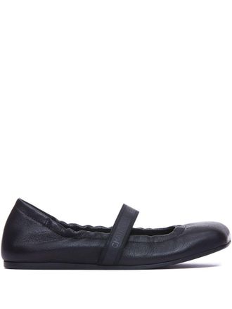 Vic Matié leather ballerina shoes - women - Leather - 36 - Black