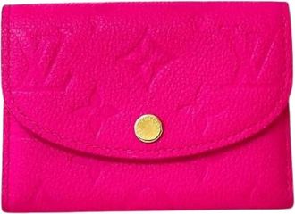 Louis Vuitton Pre-owned Wallets, female, Pink, Size: ONE SIZE Pre-owned Leather Wallet
