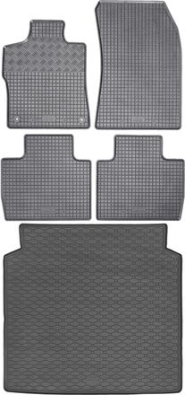 OEM Juego De Alfombrillas De Goma Para Peugeot 408 Fastback A Partir De Octubre De 2022 + Alfombrilla Para El Maletero