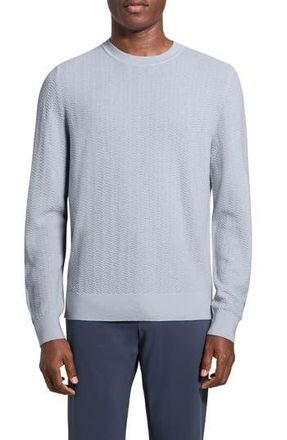 Theory Novo Merino Wool Blend Crewneck Sweater in Ice at Nordstrom Rack, Size Xx-Large