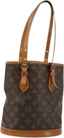 Louis Vuitton Pre-owned Bucket Bags, female, Brown, Size: ONE SIZE Pre-owned Bucket Bag