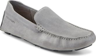 Rockport Rodger Driving Loafer in Light Gray at Nordstrom, Size 11.5