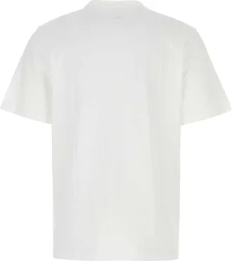 OAMC Mens White Cotton Oversize T-Shirt Exterior Exterior: T-shirts And Polos