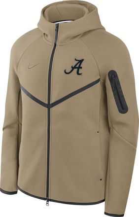 Nike Alabama Tech Fleece Windrunner Nike Mens College Full-Zip Hooded Jacket in Brown | 05L40IDHABN-GML