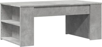 vidaXL Coffee Table Concrete Grey 102x55x42 cm Engineered Wood Vidaxl