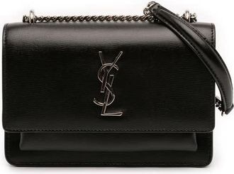 Saint Laurent Pre-owned Saint Laurent Mini Leather Monogram Sunset Wallet on Chain Ladies L8AMB1CZOEZH4RUV