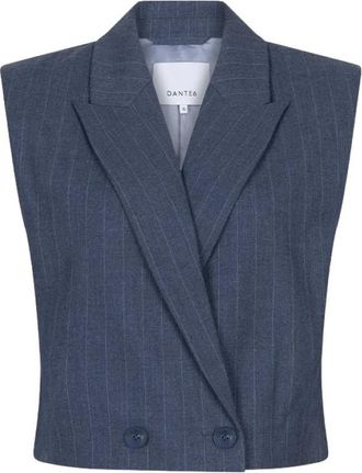 Dante6 Dames, Jassen, Blauw, Maat: 2XL Leer
