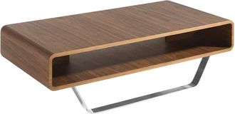 Angel Cerdá Mesa centro madera nogal revistero