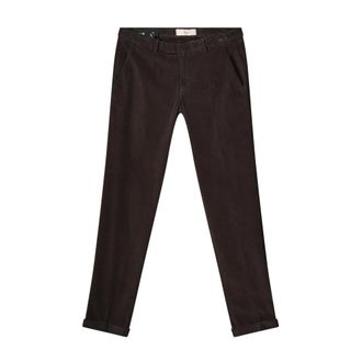 BRIGLIA 1949 Chinos - Heren - Broeken - Bruin - Maat: L Katoen