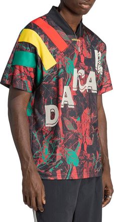 adidas Senegal Graphic Jersey in Bold Green/Yellow/Red at Nordstrom, Size Xx-Large