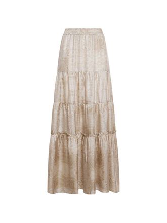 Pierre-Louis Mascia Womens Silk Long Skirt