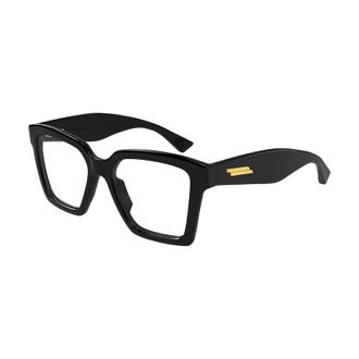 Bottega Veneta Square Full Rim Eyeglasses - Black