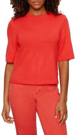 Sanctuary Short Sleeve Sweater in Tulip Red at Nordstrom Rack, Size X-Large P