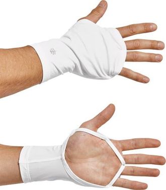 Coolibar Tramo Performance UV Hand Cover, UPF 50+ Sun Protection in White at Nordstrom, Size Large/x-Large