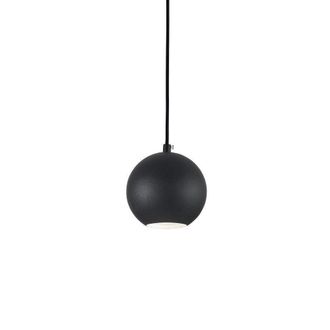 Netlighting Mr Jack Indoor Globe Ceiling Pendant Lamp 1 Light Black GU10