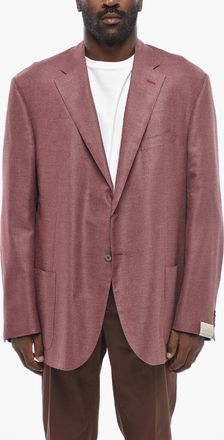 Corneliani Blazer in Misto Seta LEADER SOFT con Tasche a Toppa Corneliani