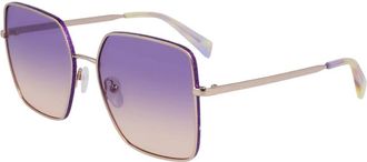 Liu Jo Zonnebril - Dames - Zonnebrillen - Geel - 58 MM - Accessoires